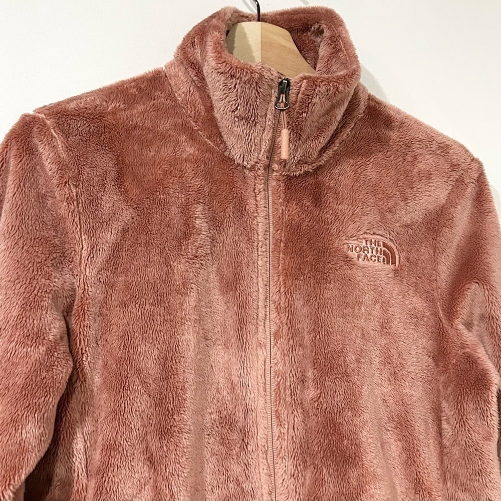 North Face Women's Osito Fuzzy Fleece Zip-Front Jacket Pink Clay M Outdoors - Picture 4 of 8